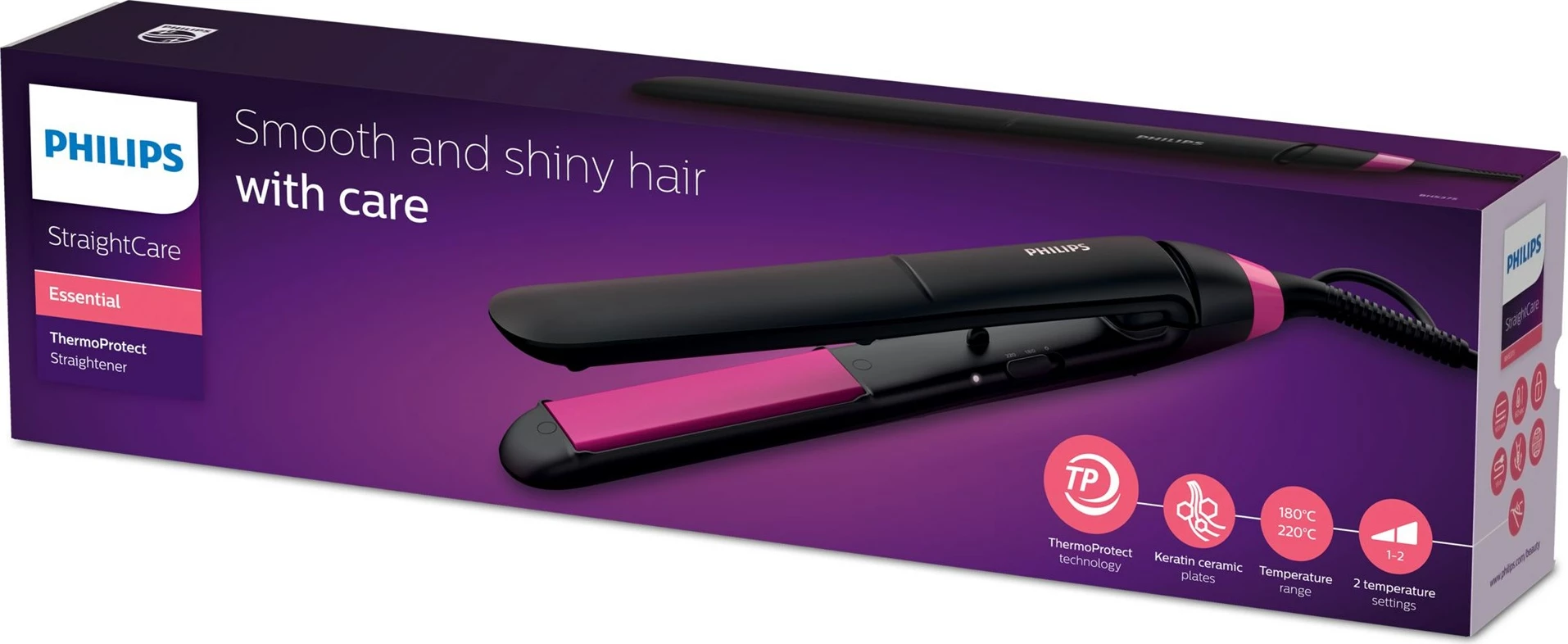 Ravnalo za lase Essential ThermoProtect Philips Ravnalo za lase Essential ThermoProtect Philips