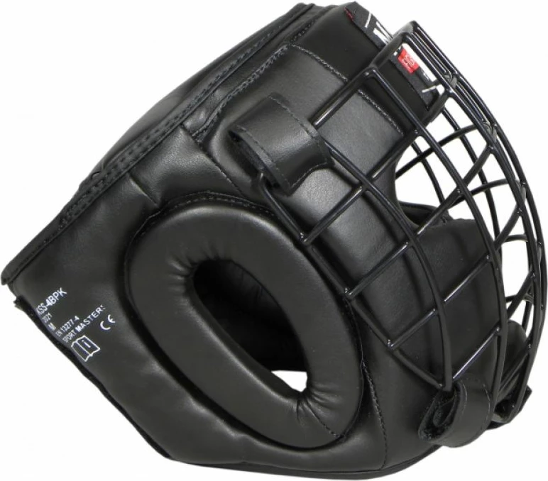 Boksarska čelada za moške, črna — Masters