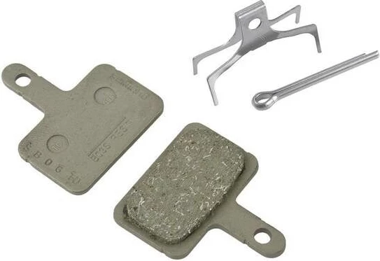 Zavorni koluti z smolo Shimano B05S, 25 parov, siv