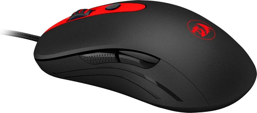 Gaming miška Redragon Gerberus RED-M703, z žico, 7200 DPI, črna
