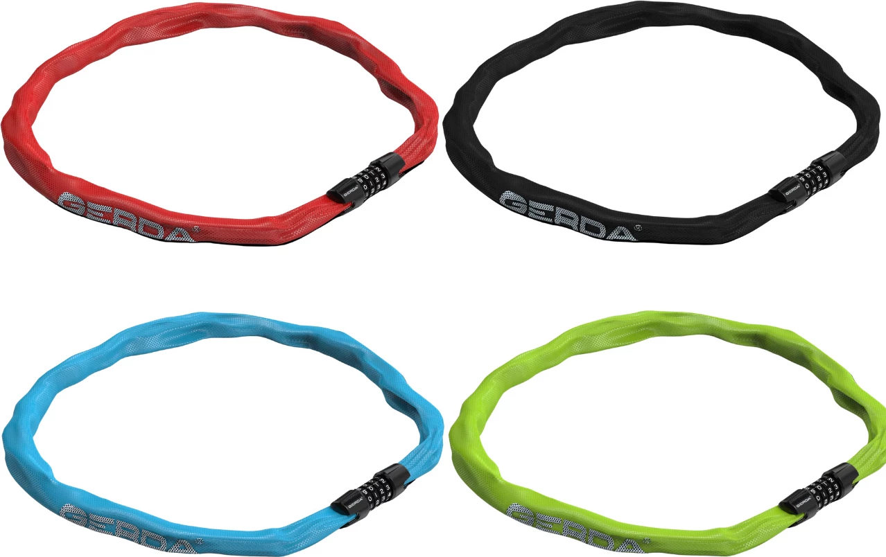 Veriga s kombinacijsko ključavnico za kolo Gerda, otroška