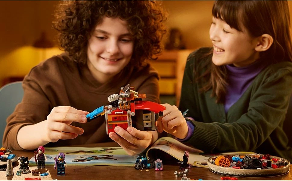 Gradbeni set Cooper's Dino-Mech C-Rex, LEGO DREAMZzz 71484, večbarven