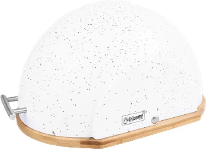 Kuhinjska škatla za kruh, Maestro MR-1678G, ovalna, bela