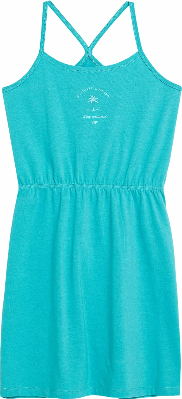 Lahka obleka za deklice 4F, modra