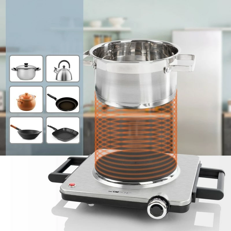 Električni štedilnik Clatronic EKP 3788, črn