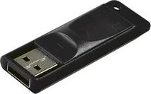 USB ključek Verbatim Slider 64GB, USB 2.0, črn