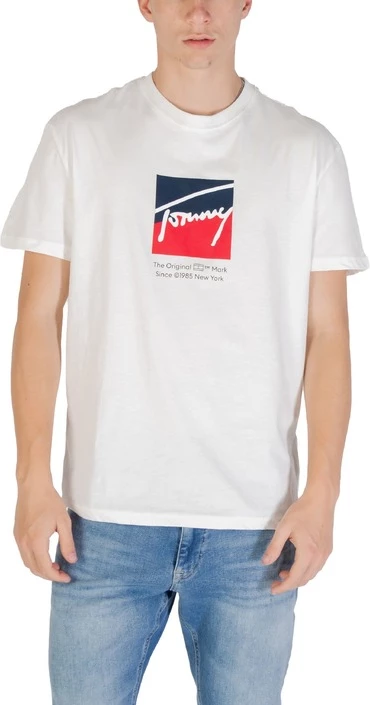 Majica za moške Tommy Hilfiger Jeans, bež