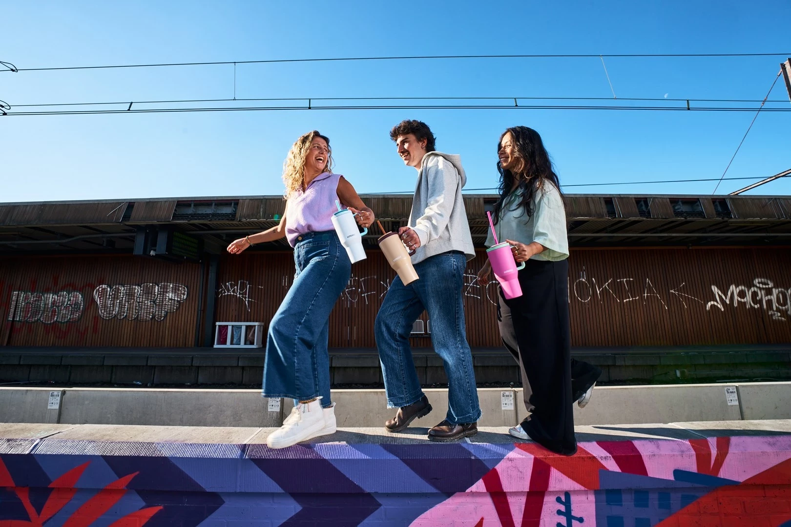 Termos Kambukka Rio Tumbler 950 ml, Frosty Coconut, moder