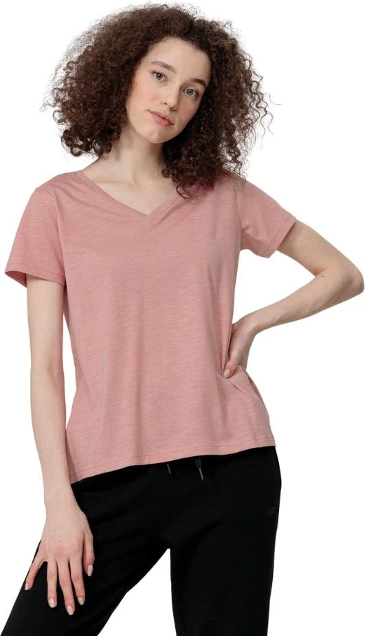 Majica za ženske, svetlo rožnata, 4F TSD352 56S