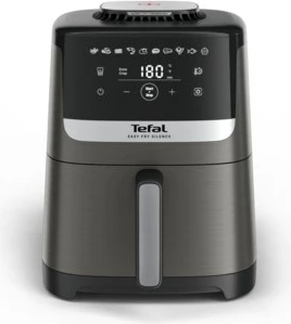 Friteza na vroč zrak Easy Fry Silence Tefal EY551HE0, 5 L, črna/siva/nerjaveče jeklo