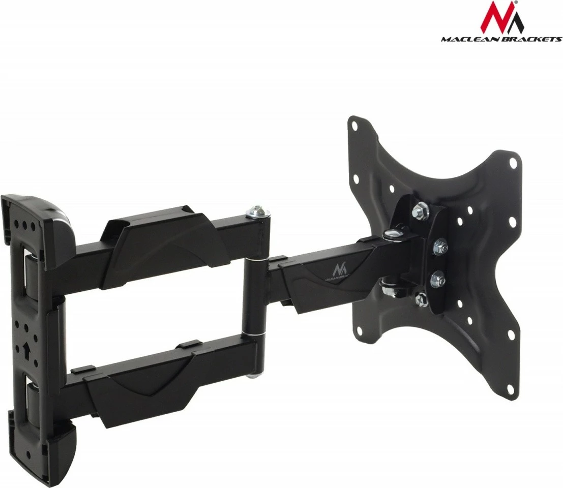 Stenski nosilec za TV ali monitor 13–55 palcev, 25 kg, črn, Maclean MC-742