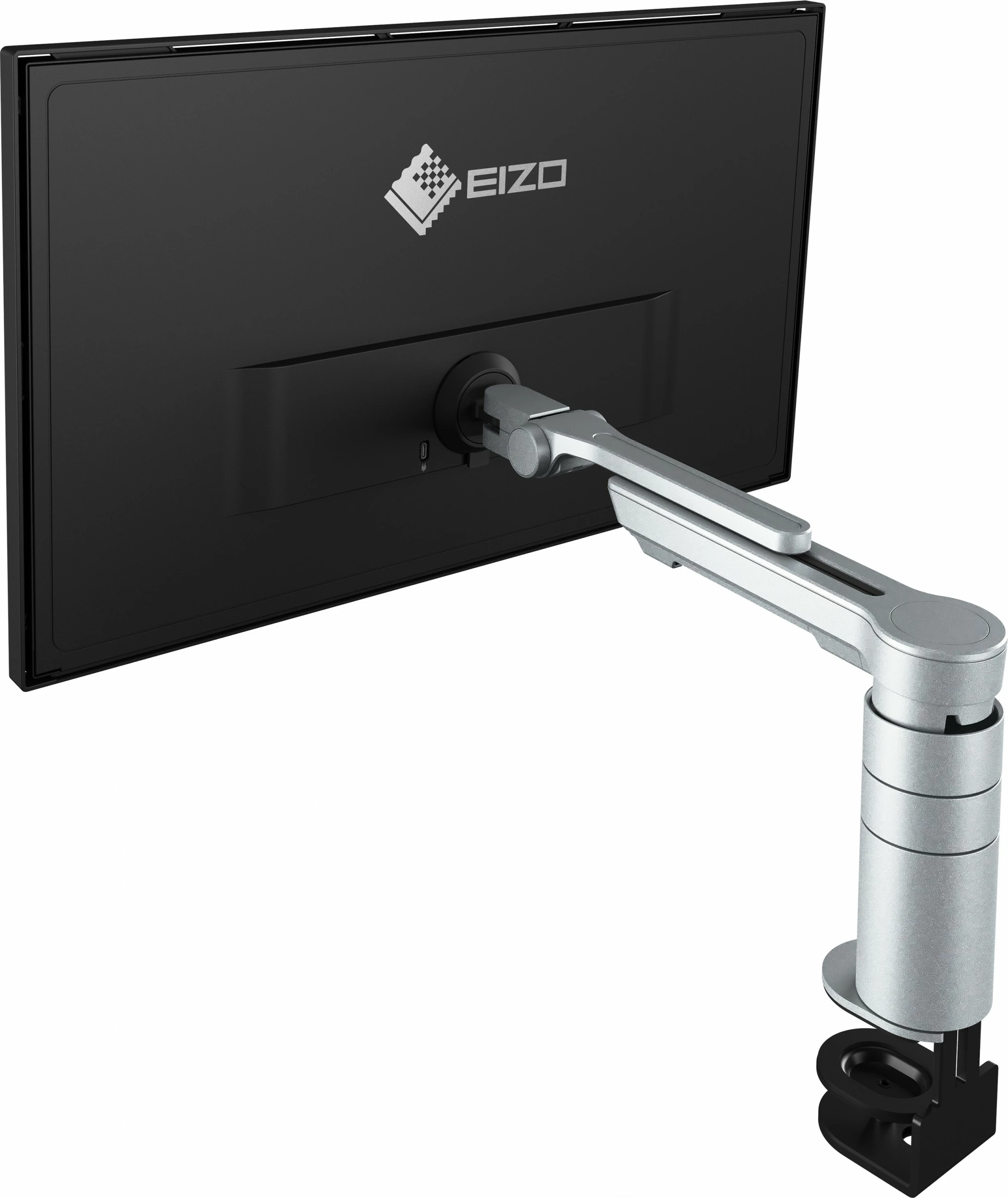 Monitor 23,8-palčni IPS, 2x USB-C, nagibno roko, črn — Eizo