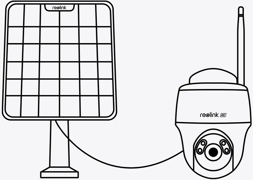 Varnostna kamera Reolink Argus Series B420, 3 MP, Wi-Fi, bela
