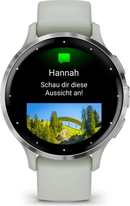 Pametna ura Venu 3S, 41 mm, AMOLED, GPS, siva - Garmin