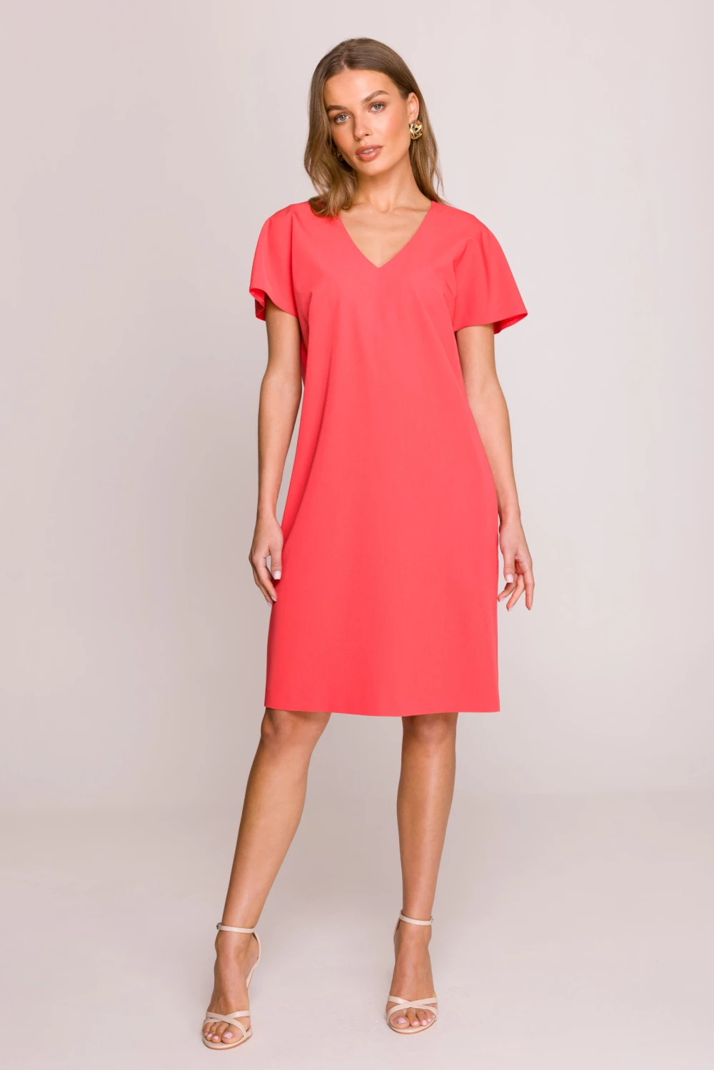 Obleka za ženske Stylove 209142, rdeča