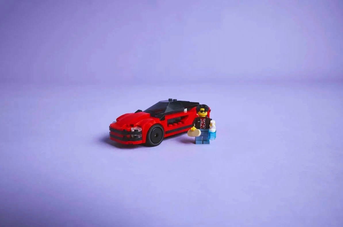 Set rdeč športni avtomobil, LEGO City 60448, 109 delov