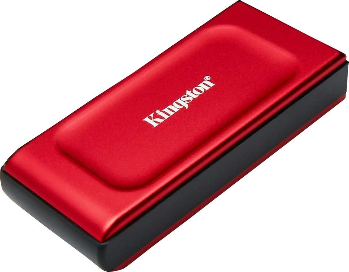 Zunanji SSD disk Kingston XS1000, 1TB, USB 3.2 Gen 2, rdeč