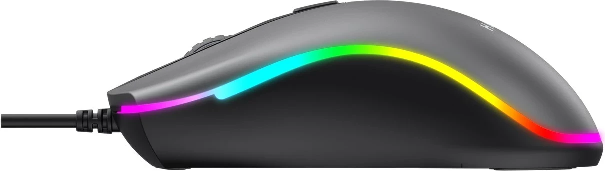 Universalna miška HAVIT MS72, z USB kablom, črna, z večbarvno LED osvetlitvijo