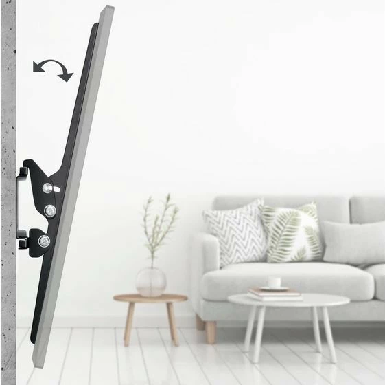 Stenski nosilec za TV Hama Motion XL, VESA 800x400, za TV 37–75", črn