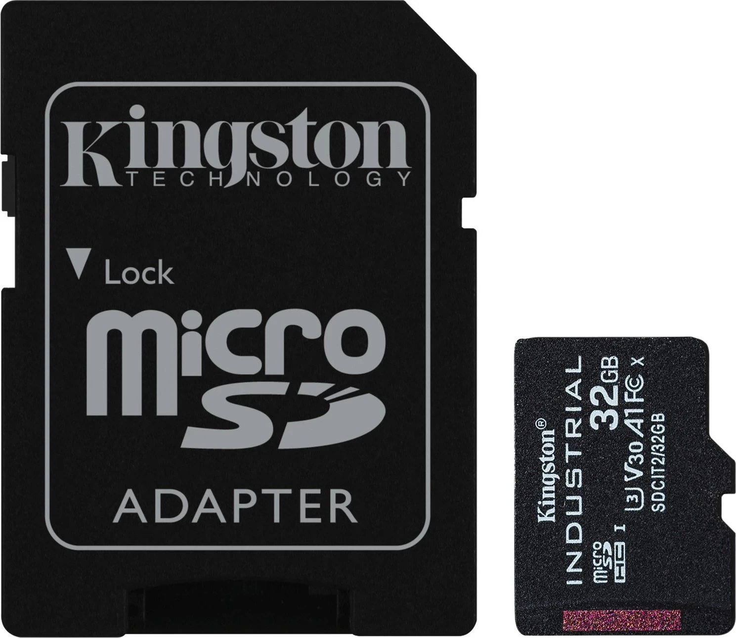 Industrijska microSDHC kartica 32GB Class 10 A1 s SD adapterjem Kingston
