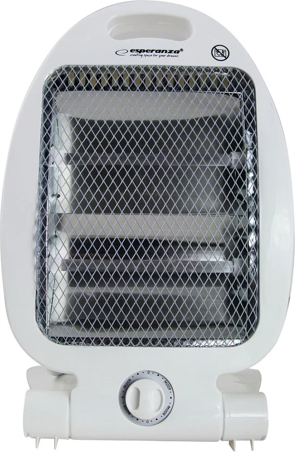 Kvarčni električni grelec Esperanza EHH009, 400 W/800 W, bel