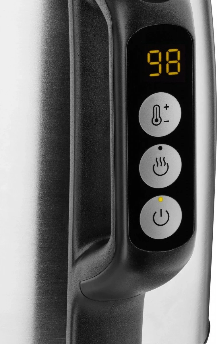 Električni kuhalnik vode Amica KM5011, 1,7 L, nastavljanje temperature, 2200 W, inox