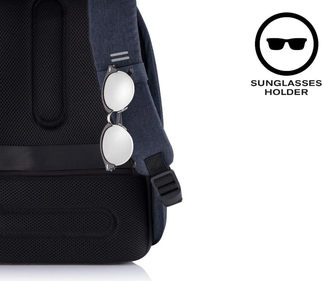 Prostorna protivlomna nahrbtnik za prenosnik XD Design, modra