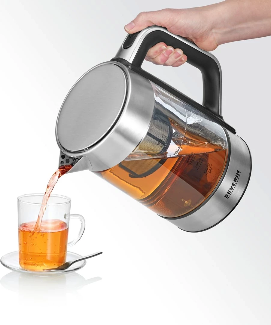 Električni grelnik vode Severin WK 3422, 1,7 L, 3000 W, inox Električni grelnik vode Severin WK 3422, 1,7 L, 3000 W, inox