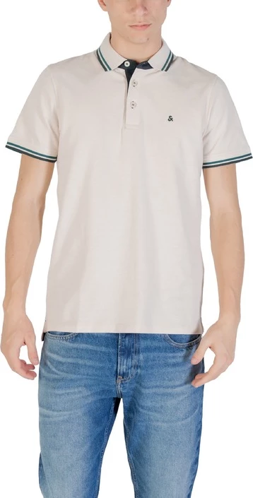 Polo za moške Jack & Jones, bež