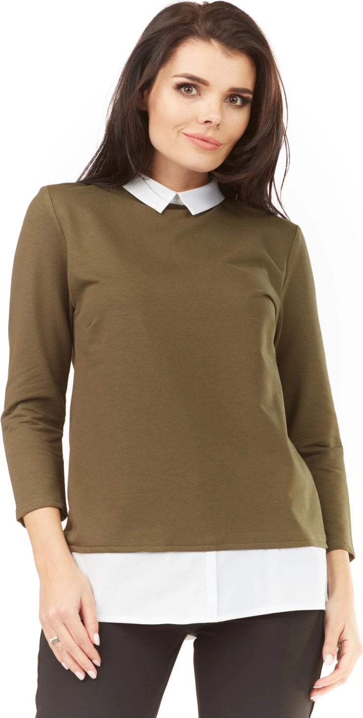 Bluza za ženske awama 109828, zelena