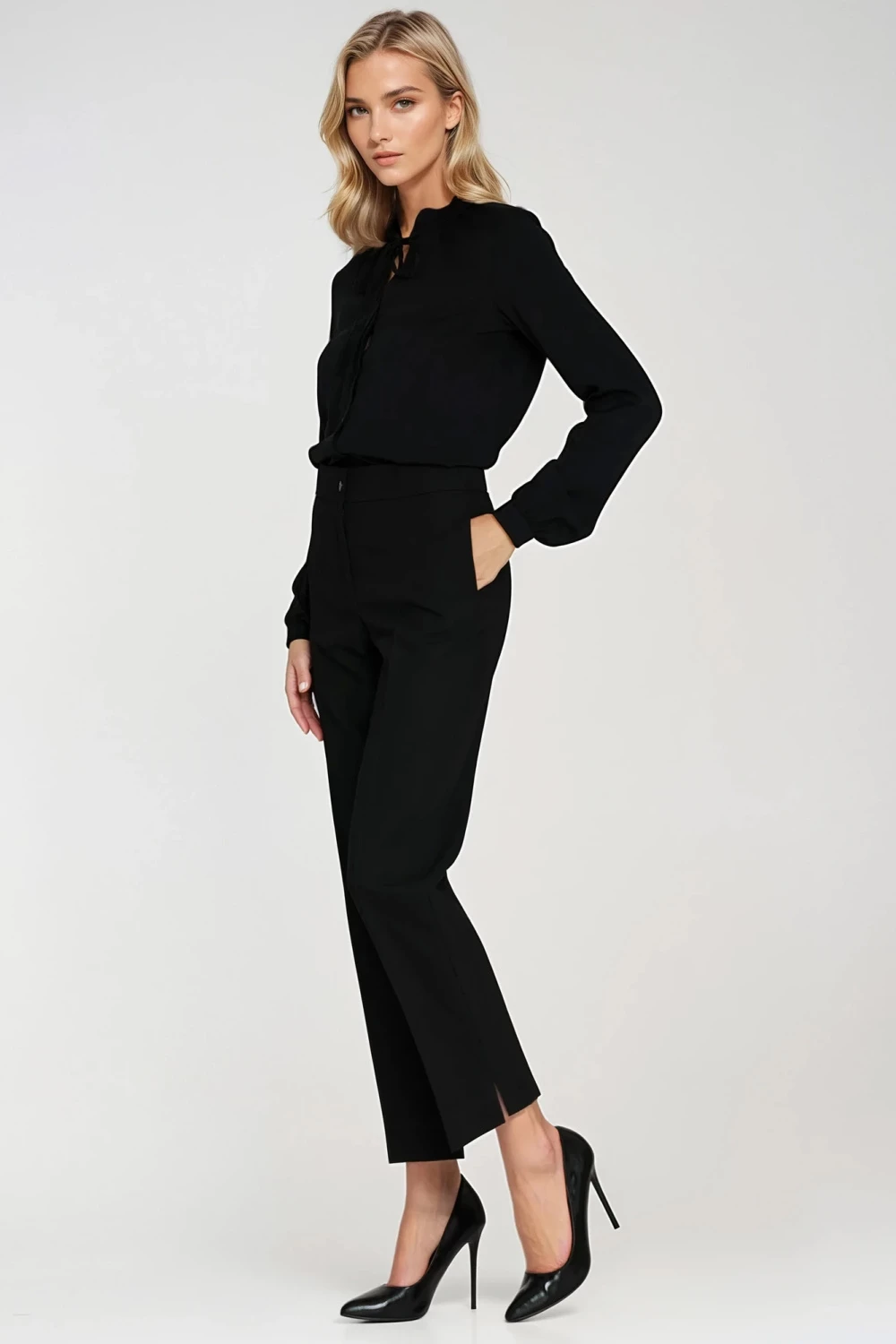 Elegantna bluza, Nife 217588 ženska, črna