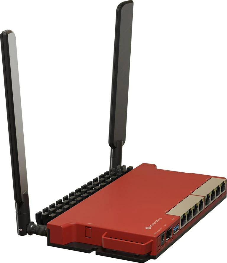 Usmerjevalnik MikroTik L009UiGS-2HaxD-IN, Wi-Fi 6, Gigabit Ethernet, rdeč Usmerjevalnik MikroTik L009UiGS-2HaxD-IN, Wi-Fi 6, Gigabit Ethernet, rdeč