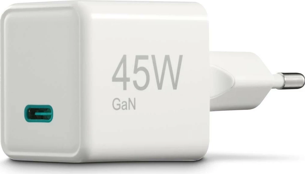 Supermini omrežni polnilec 45W GaN PD/QC, 1x USB-C, bel — Hama