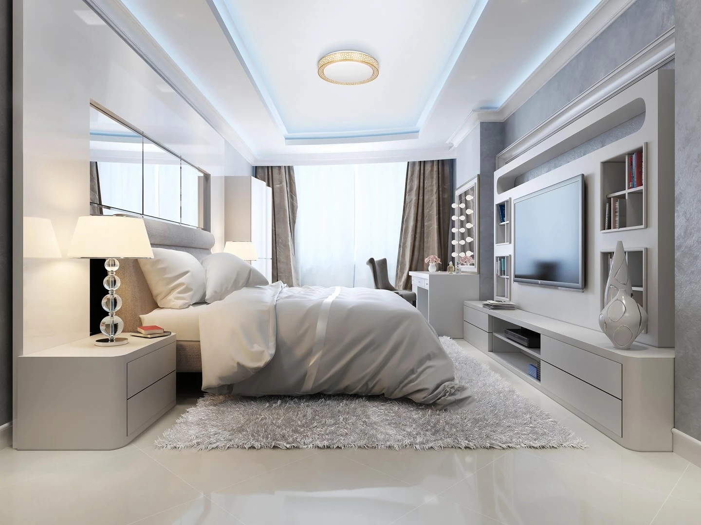 LED stropna svetilka BONI Activejet, 23 W