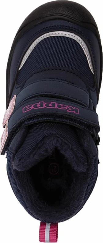 Otroške čevlje Kappa, temno modri in rožnati