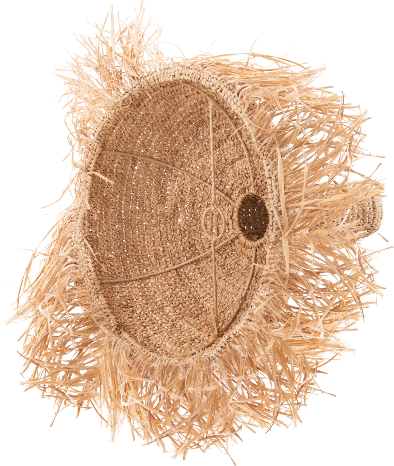 Stropna viseča svetilka set FH11923 vrv in vlakna posušenih palmovih listov Φ41.5Χ150H cm