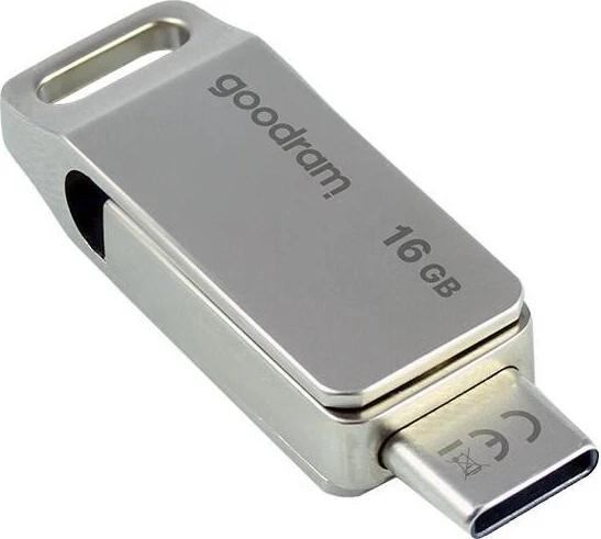 USB ključek GoodRAM ODA3, 16GB, USB 3.2, tip C, srebrn