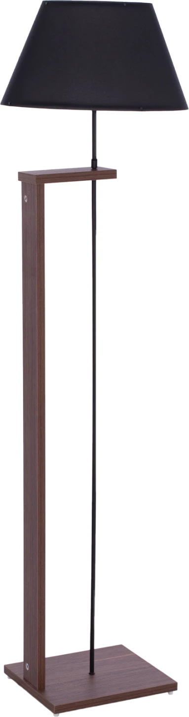 Stoječa svetilka FH7609.02 150CM v barvi oreha MDF, črna kapa