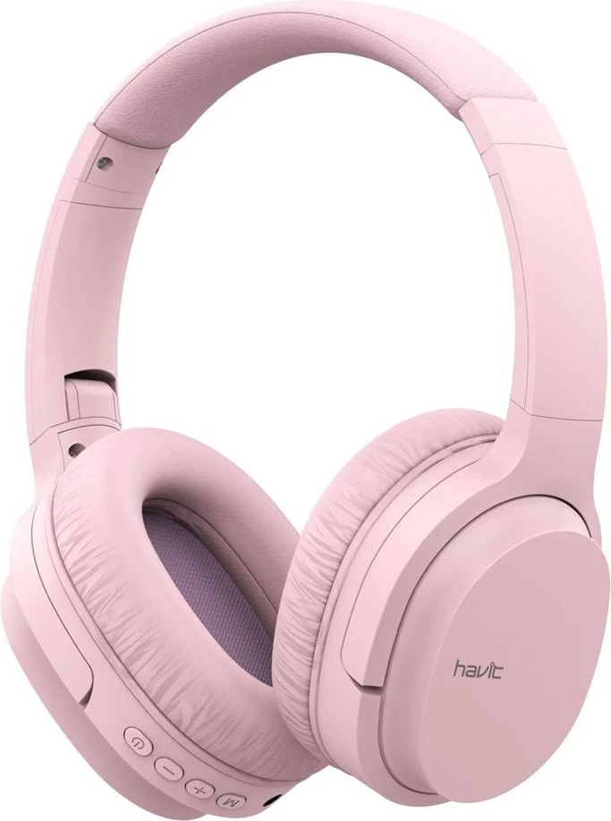 Brezžične slušalke Havit I62, rožnate