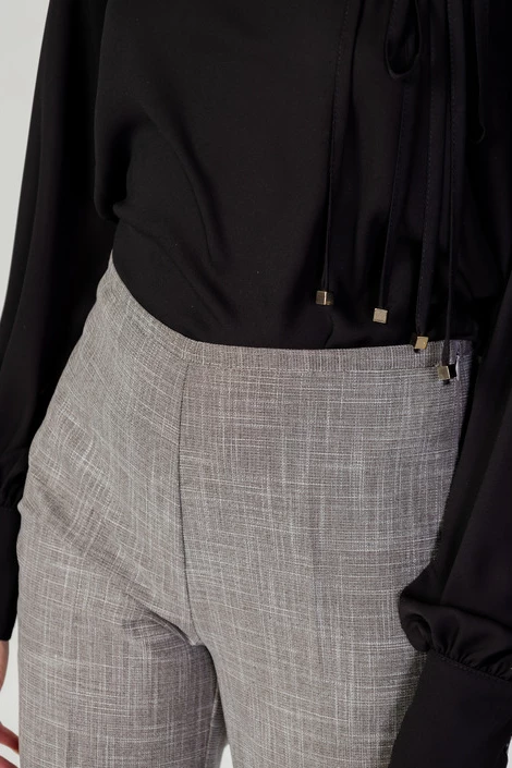 Hlače za ženske Sandro Ferrone, siva