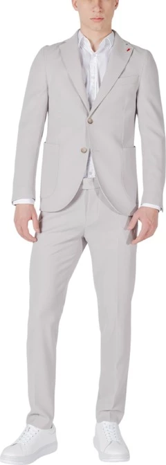 Moška obleka Mulish, siva