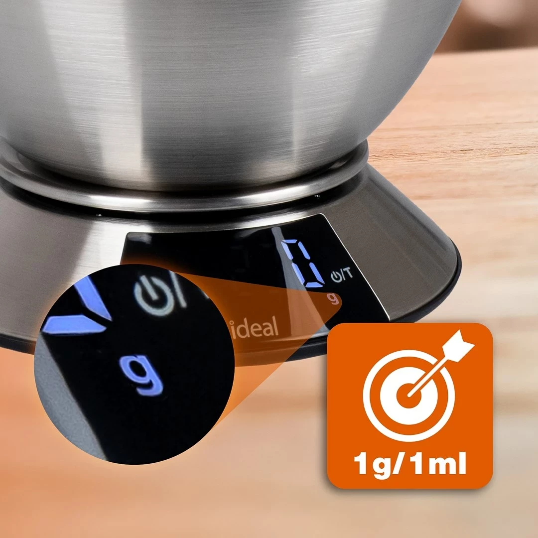 Kuhinjska elektronska tehtnica, Eldom IK3701, 5 kg, črna