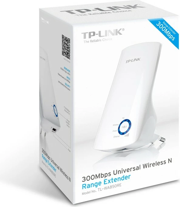 Razširjevalnik WiFi TP-LINK TL-WA850RE, 300 Mb/s, bel