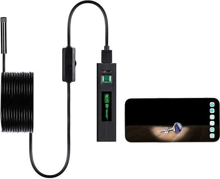 Endoskopska kamera 5 m, 7 mm, LED, USB, Tracer TRAKAM46629, črna