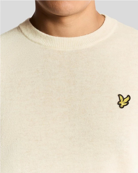 Pulover bež Lyle & Scott za moške