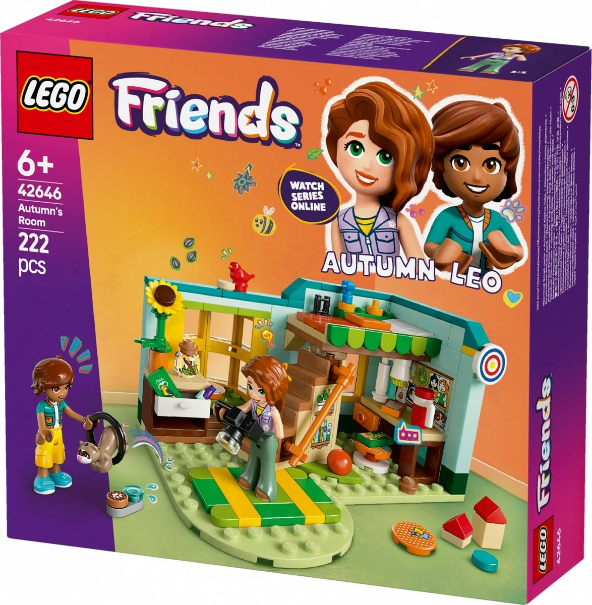 Gradbeni set Autumn Room LEGO Friends 42646, 222 kosov