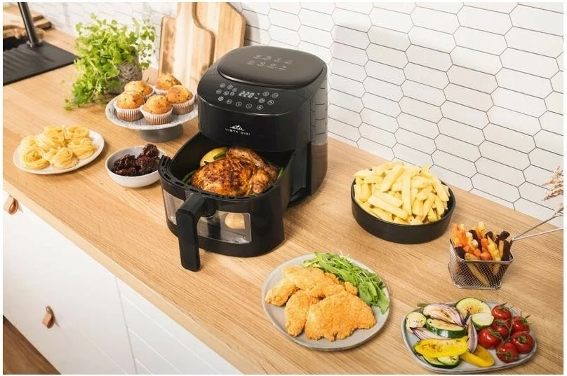 Friteznik na zrak, 4,3 L, 1300 W, črn ETA Vista Digi 116890000
