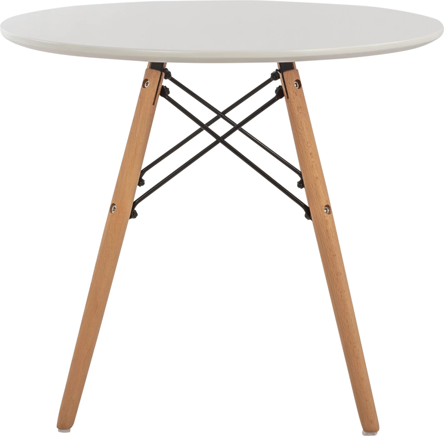 Minimalna otroška miza FH8451.01, okrogla, Φ60x51, bela