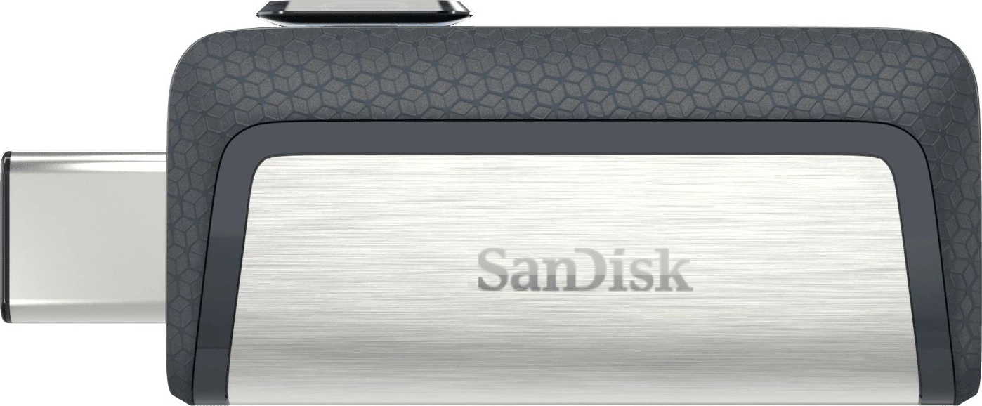 USB SanDisk Ultra Dual Drive, 256 GB, USB Type-A/Type-C, 3.2 Gen 1, sivo, srebrno USB SanDisk Ultra Dual Drive, 256 GB, USB Type-A/Type-C, 3.2 Gen 1, sivo, srebrno