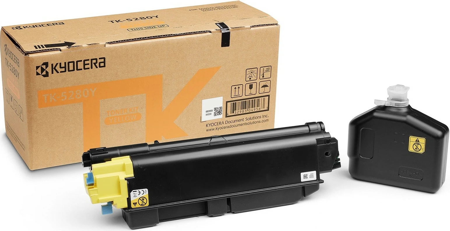 Toner, Kyocera TK-5280Y, 11.000 strani, rumen, 1 kos